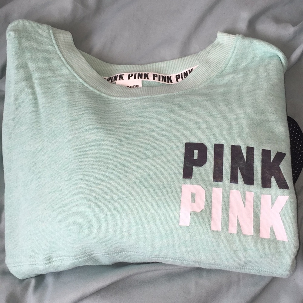 Victoria secret pink varsity crewneck